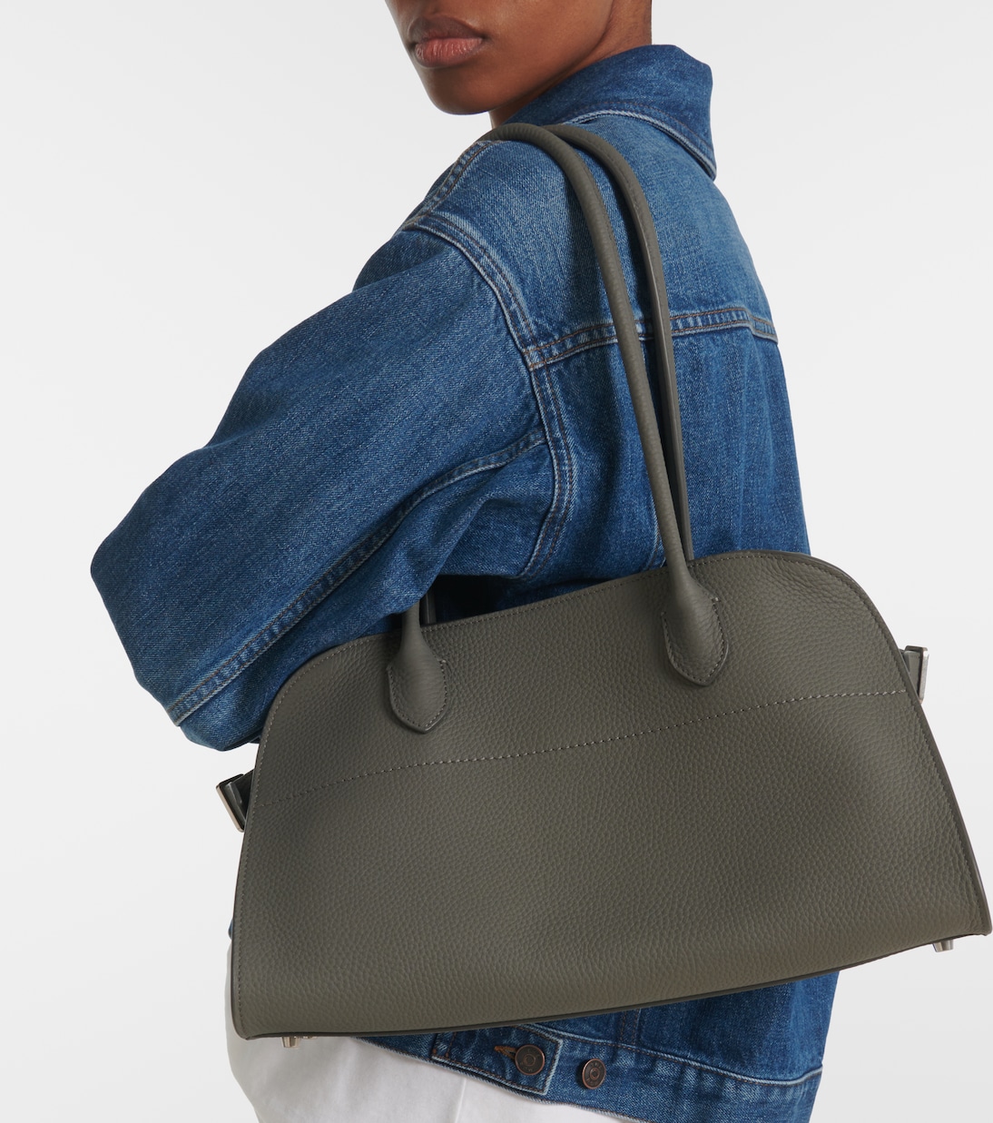 Tote Margaux Small aus Leder | The Row