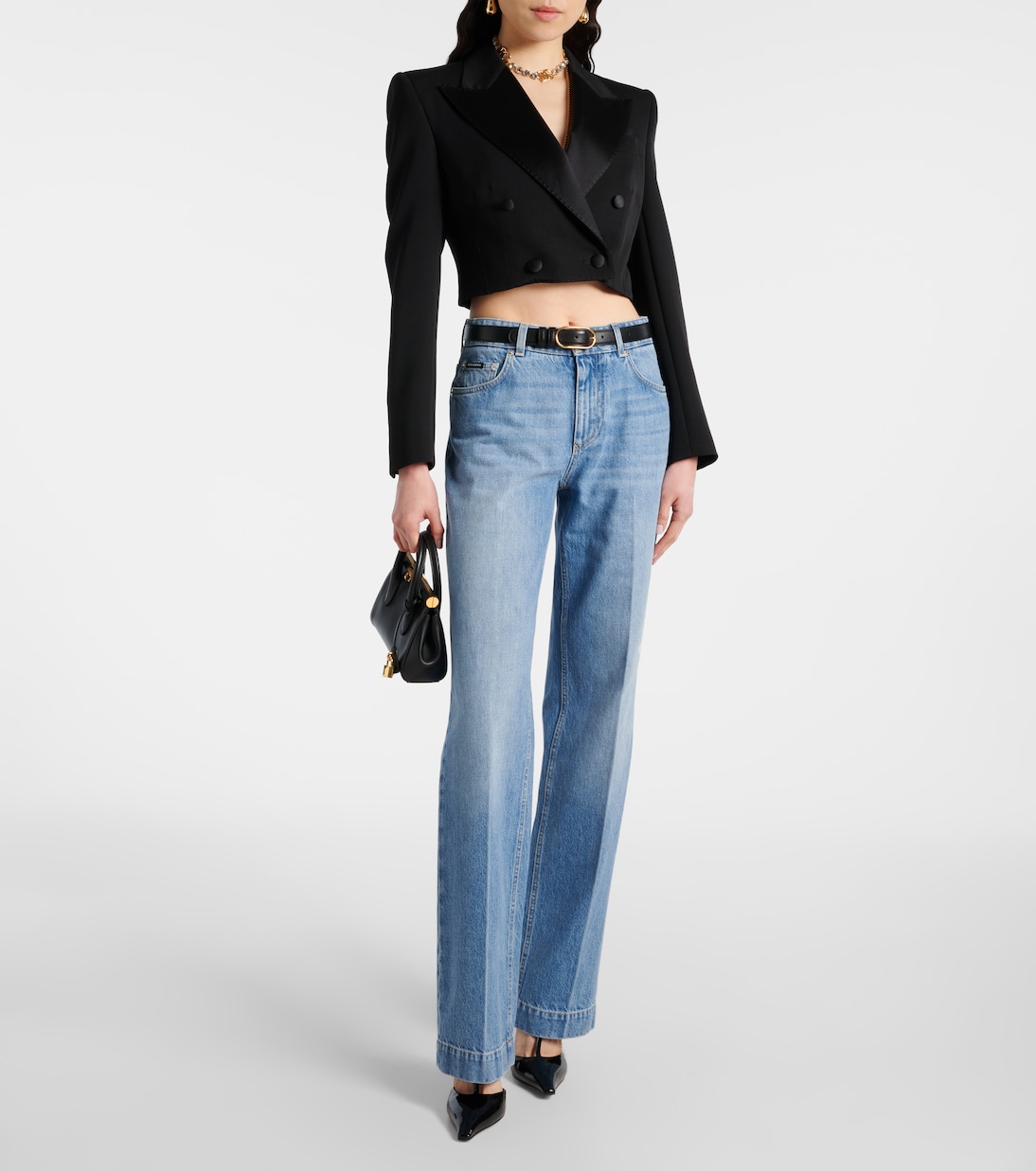 Jeans a gamba larga | Dolce&Gabbana
