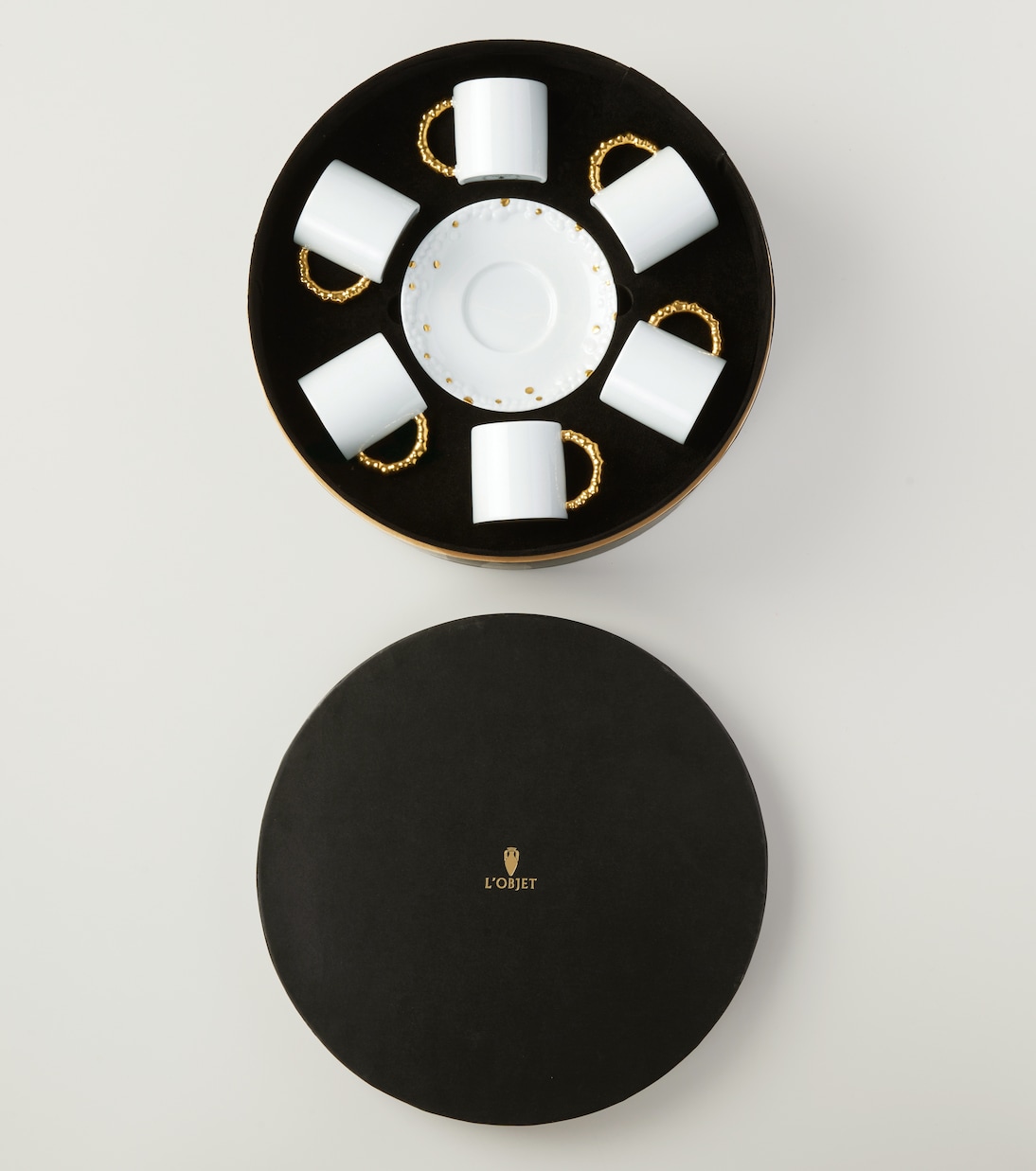 Haas Mojave set of 6 espresso cups and saucers | L'Objet