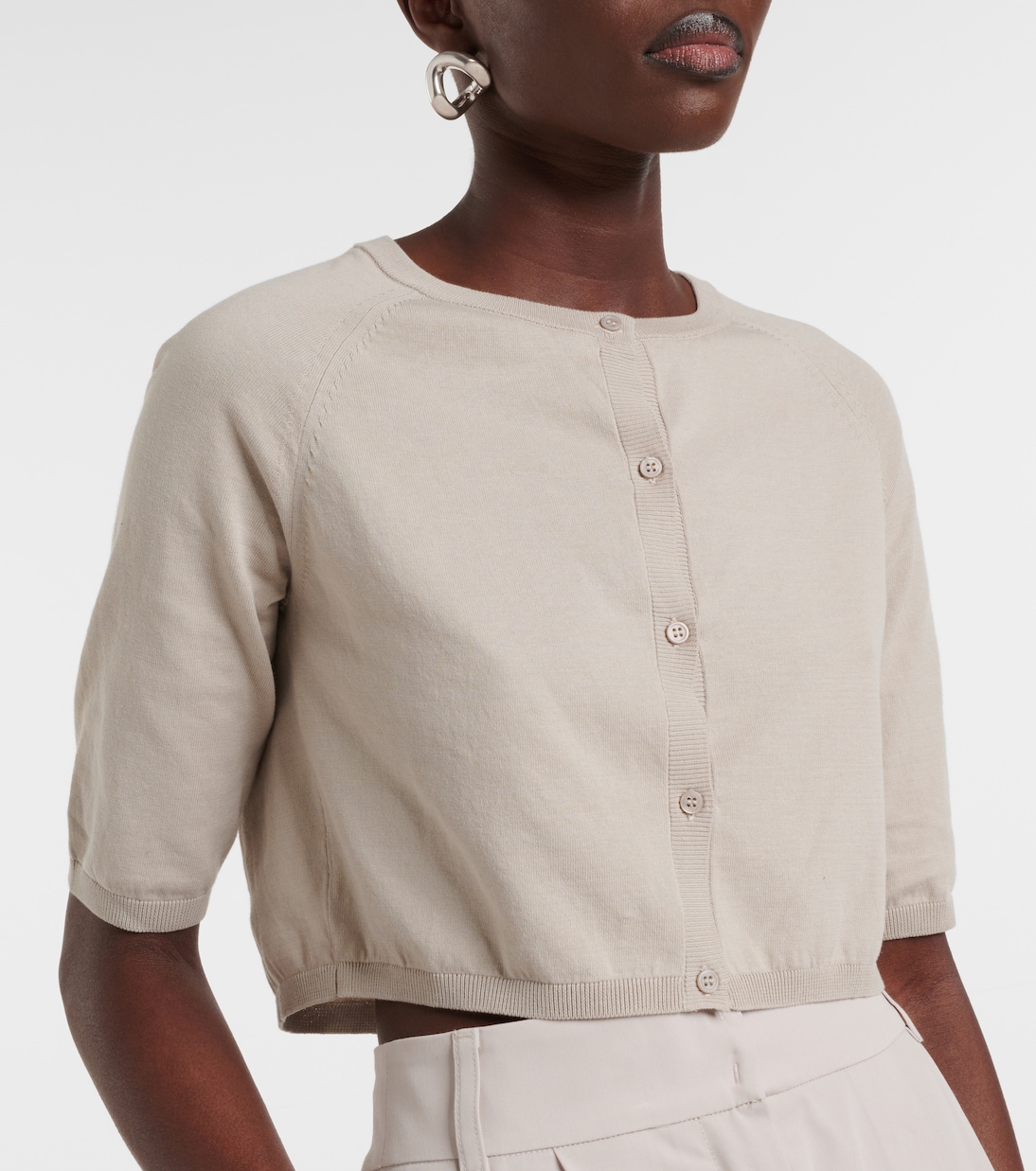 Cardigan cropped Pam in cotone | 'S Max Mara