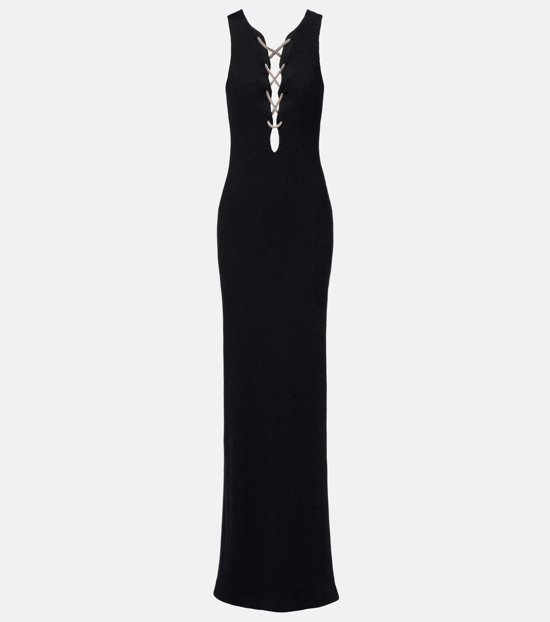 Abito lungo in jersey con cut-out | Givenchy