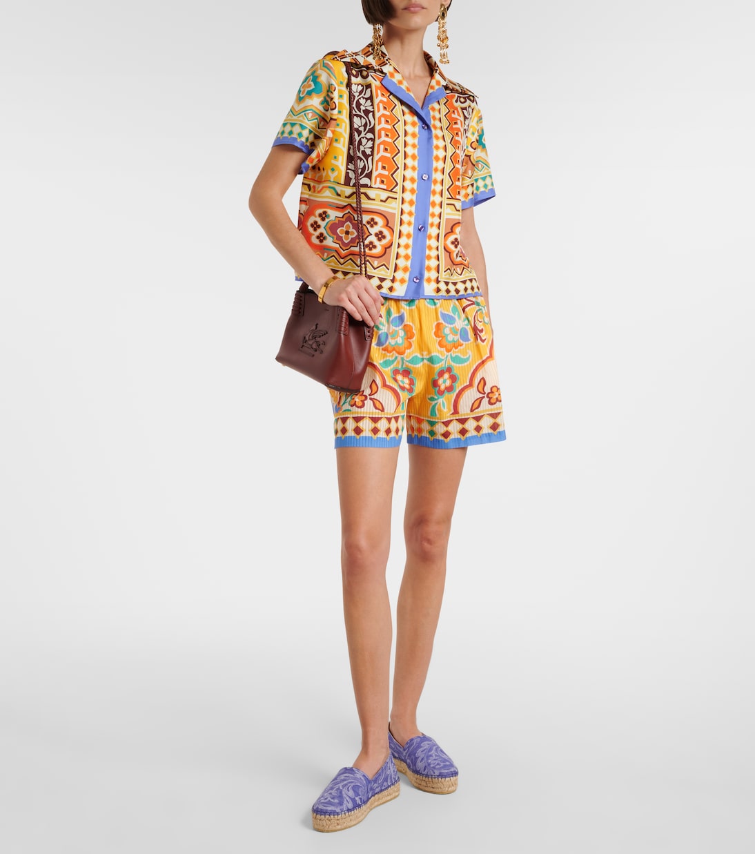 Paisley denim jacquard espadrilles | Etro