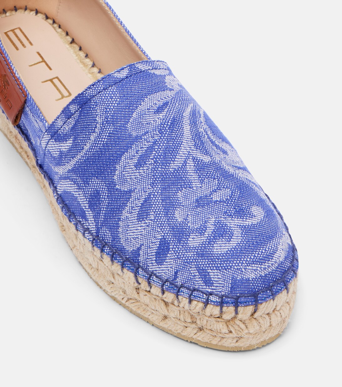 Paisley denim jacquard espadrilles | Etro