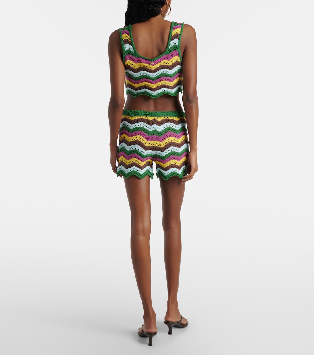 Shorts Kim in crochet di misto cotone | Bananhot