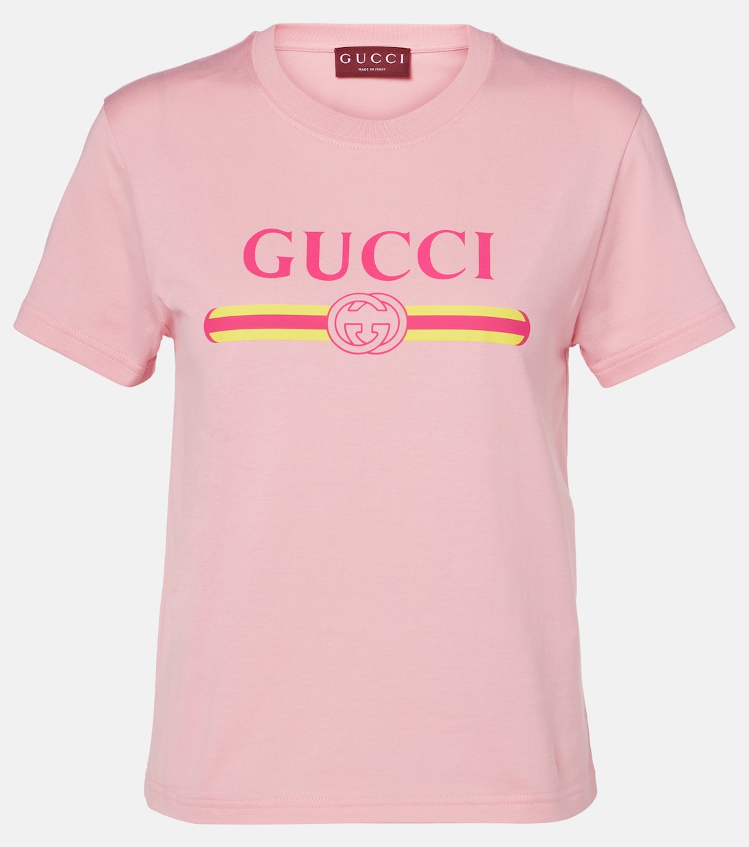 Camiseta de jersey de algodón estampada | Gucci