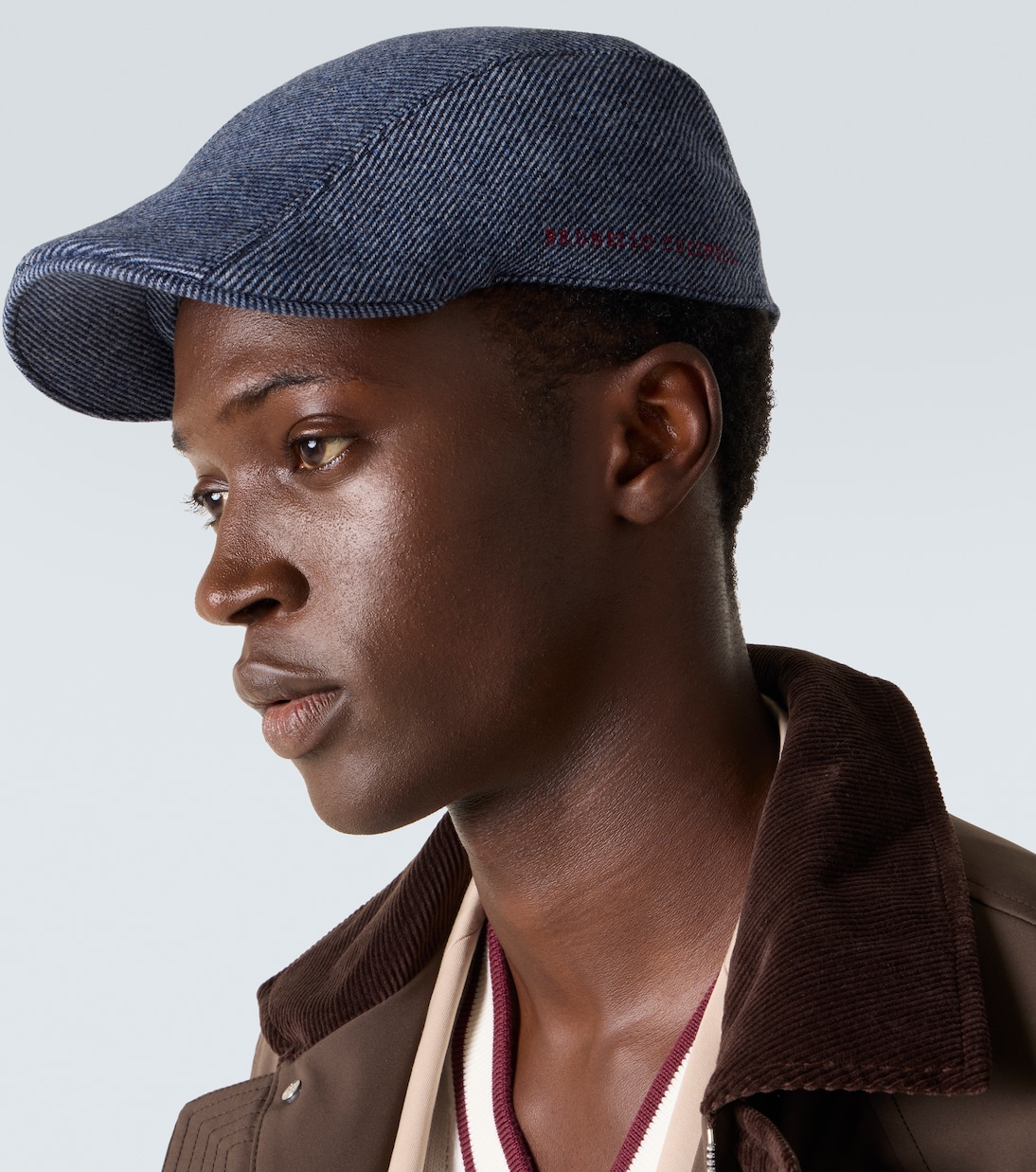 Striped wool, cashmere, and silk cap | Brunello Cucinelli