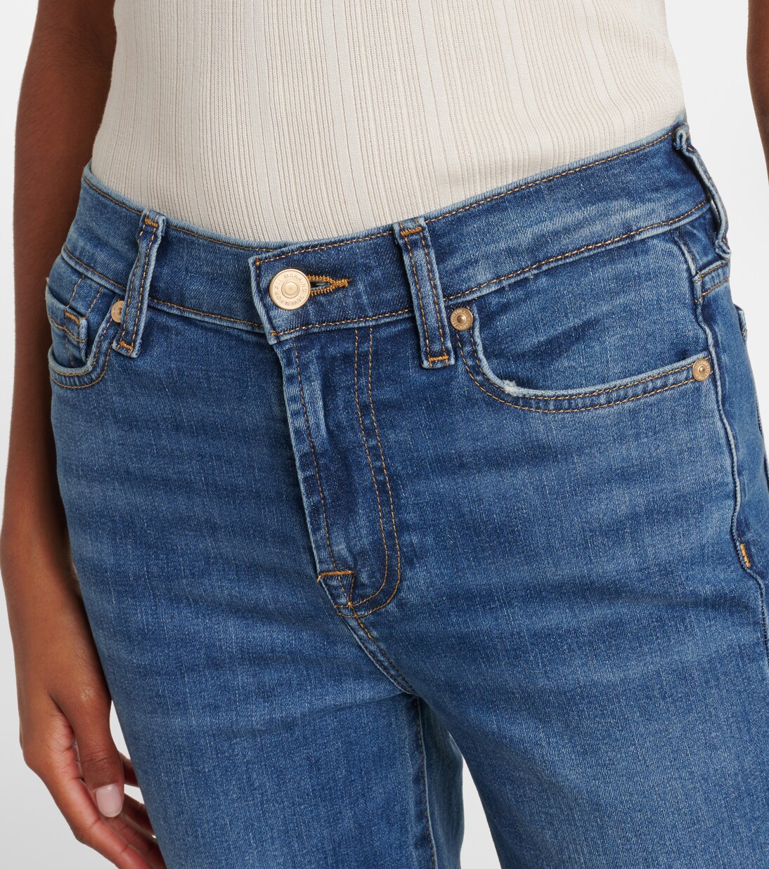 High-Rise Flared Jeans | 7 For All Mankind