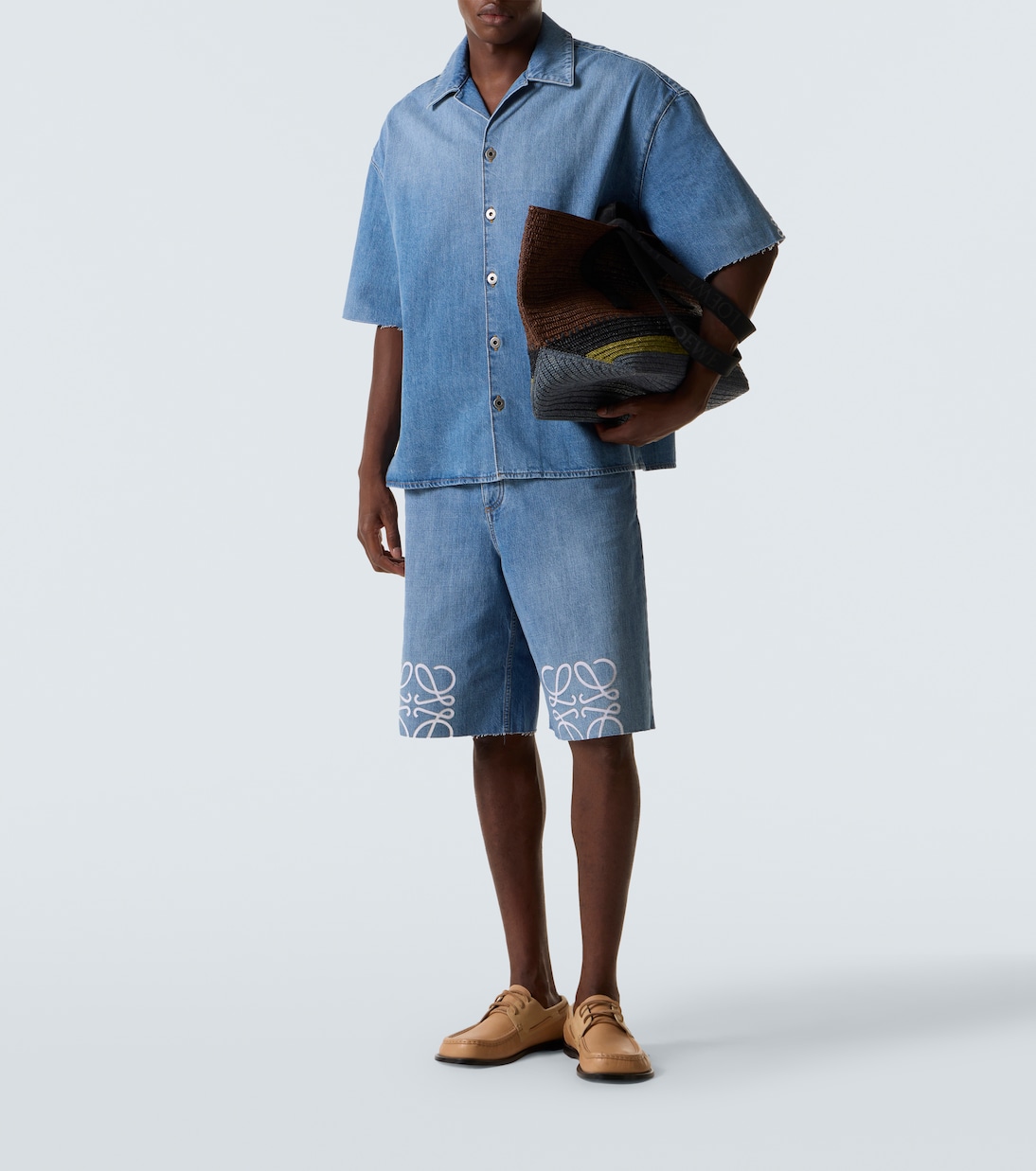 Shopper Fold aus Raffiabast | Loewe