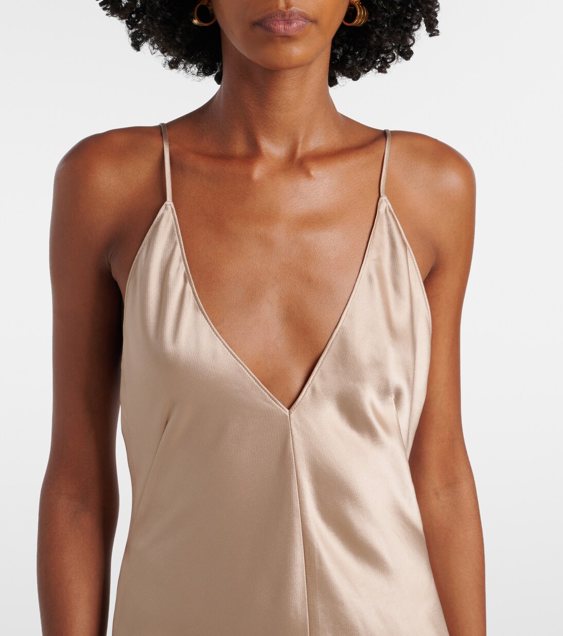 Barb satin slip dress | Leset