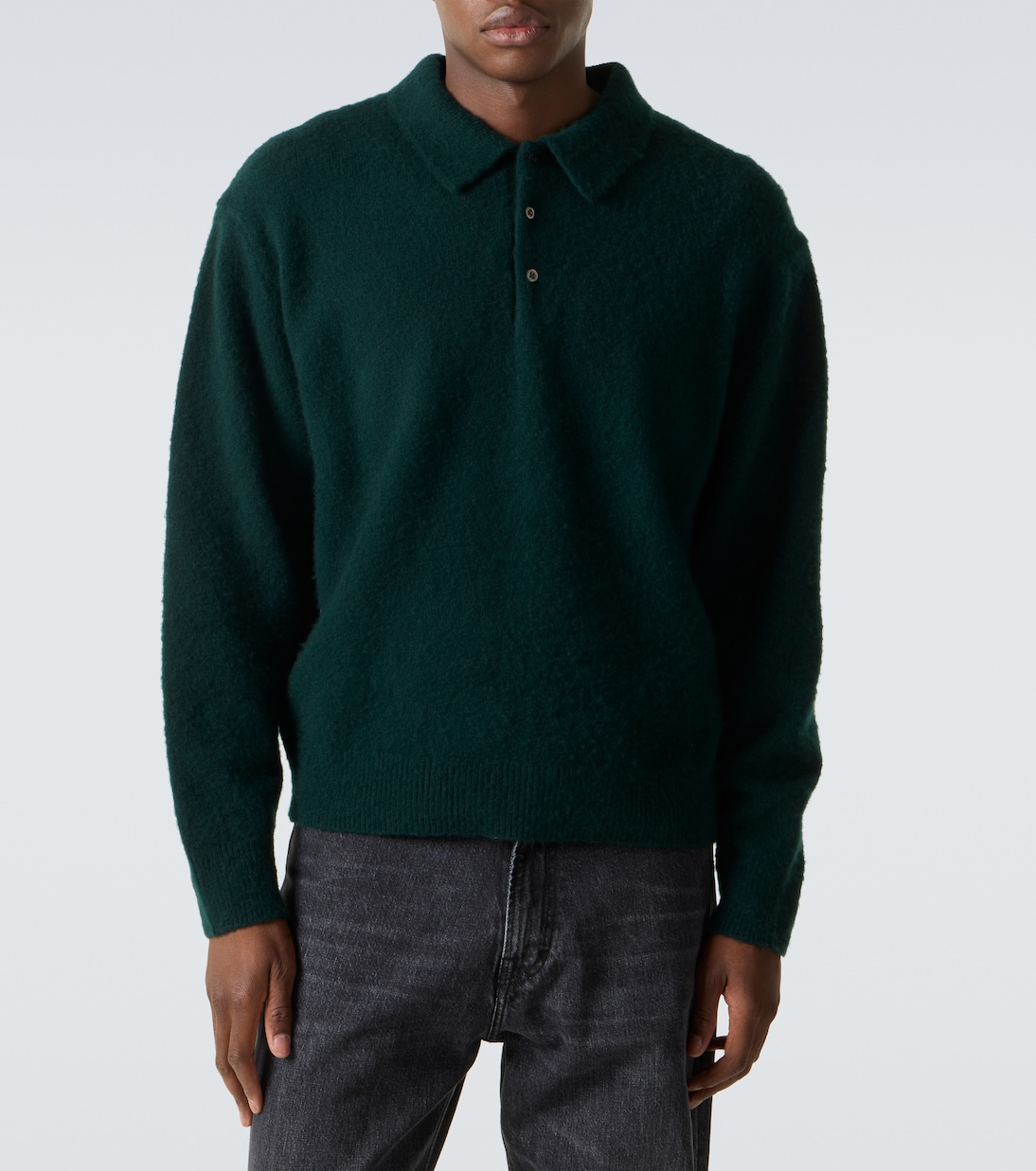 Cashmere polo sweater | A.Presse