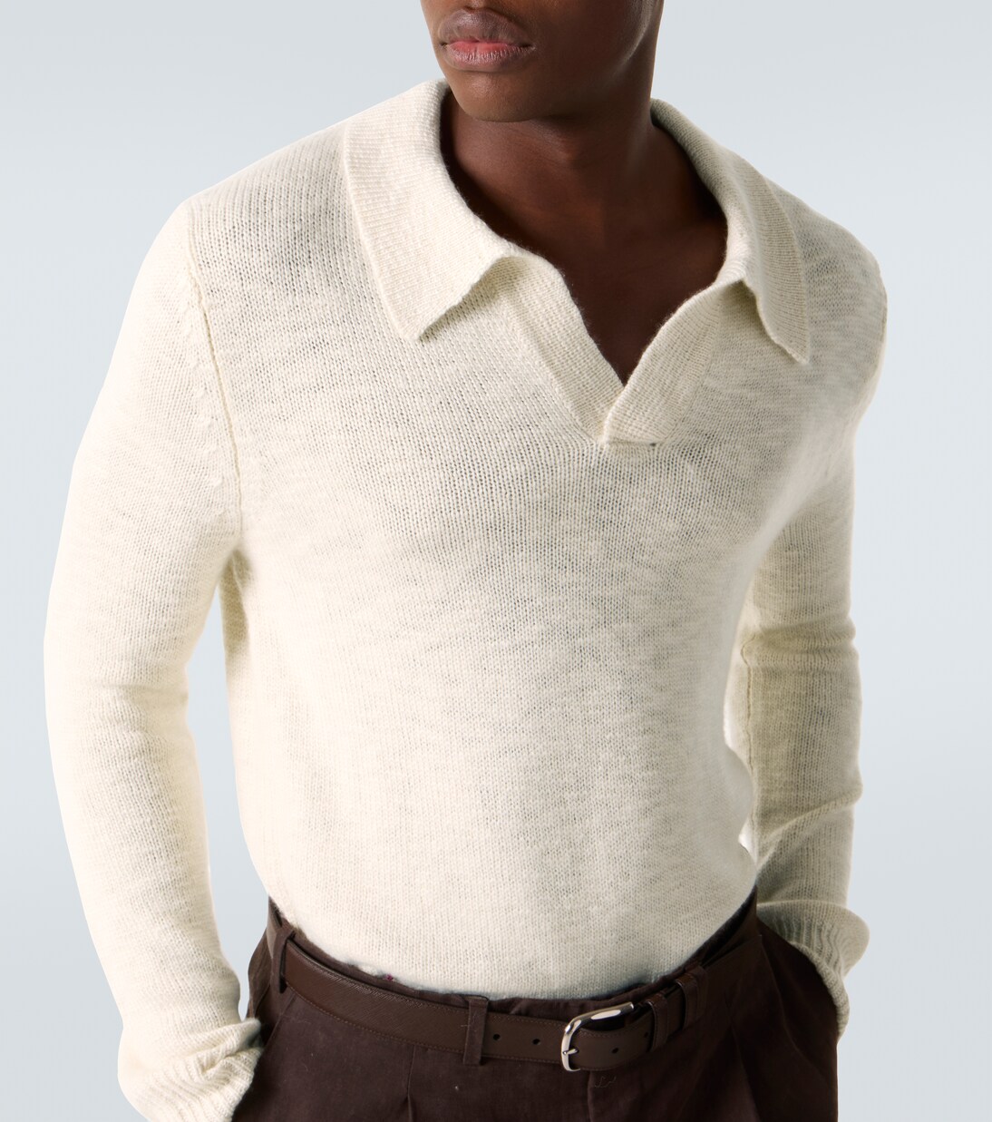 Cashmere polo sweater | Gabriela Hearst