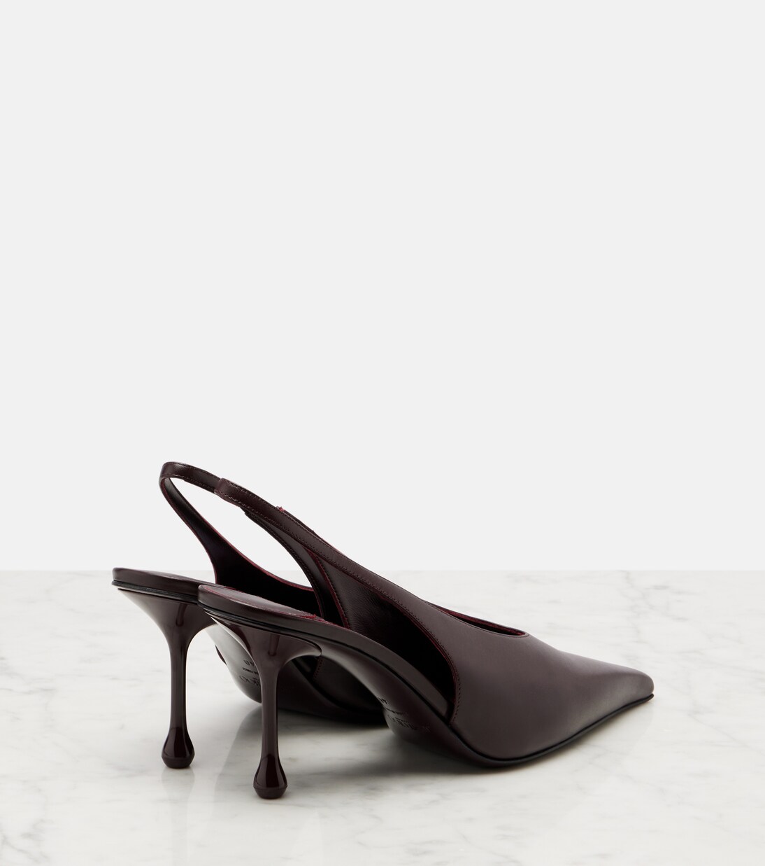 Isa 80 leather slingback pumps | Jimmy Choo