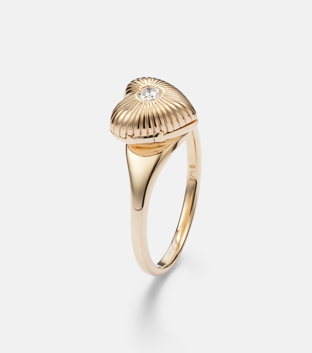 Bague en or 9 ct et diamant | Persée