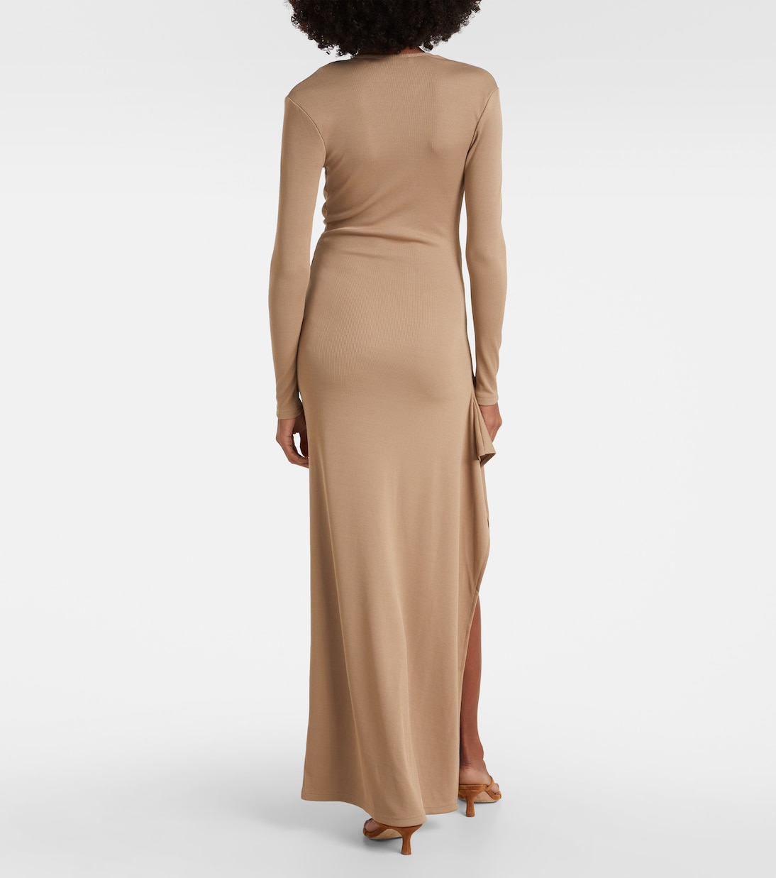 Mineral Stone embellished jersey maxi dress | Christopher Esber