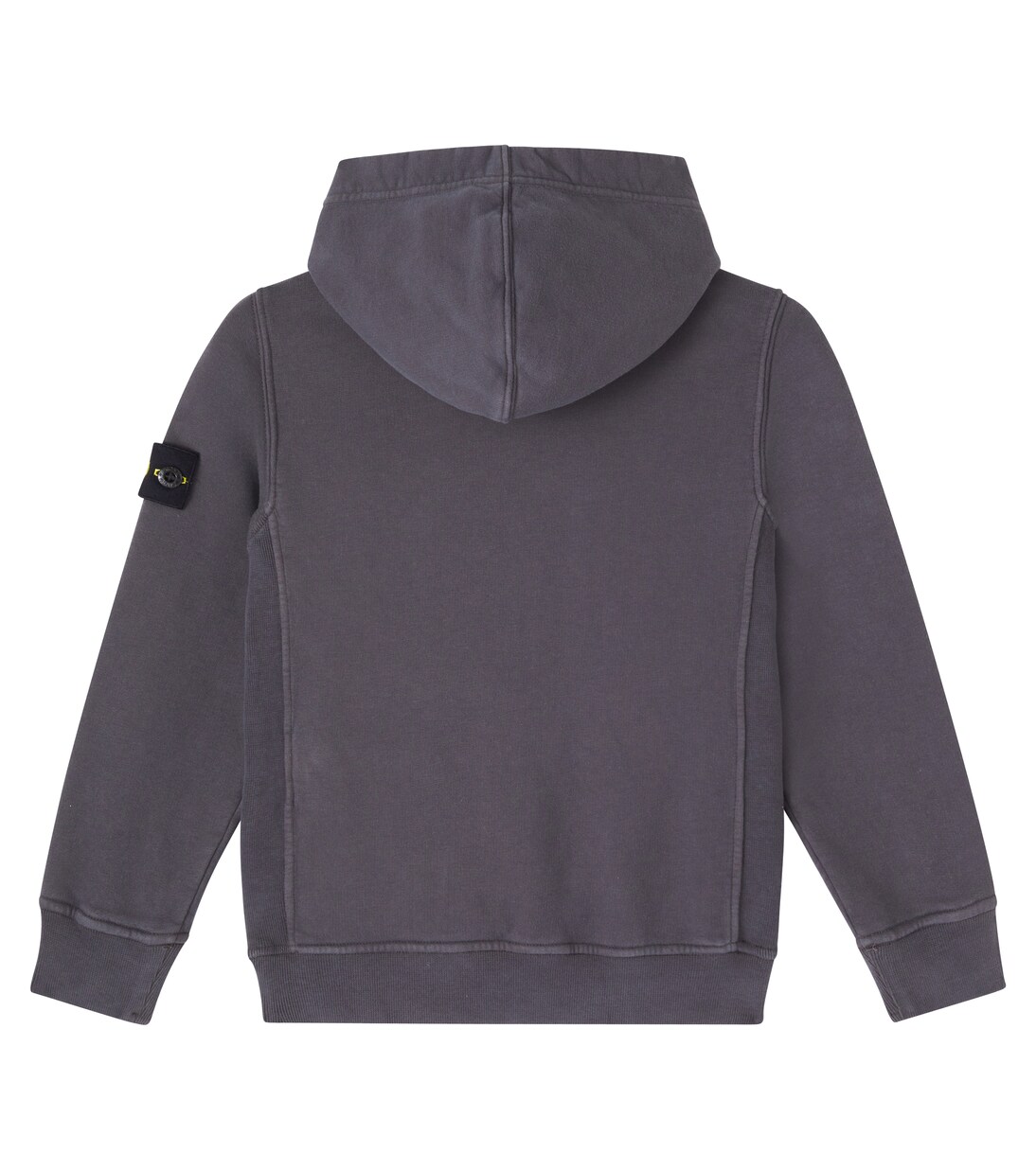 Compass cotton jersey hoodie | Stone Island Junior