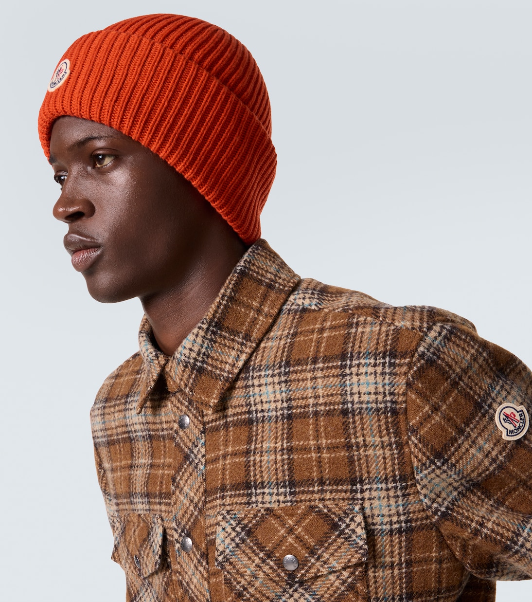 Logo wool and cashmere beanie | Moncler