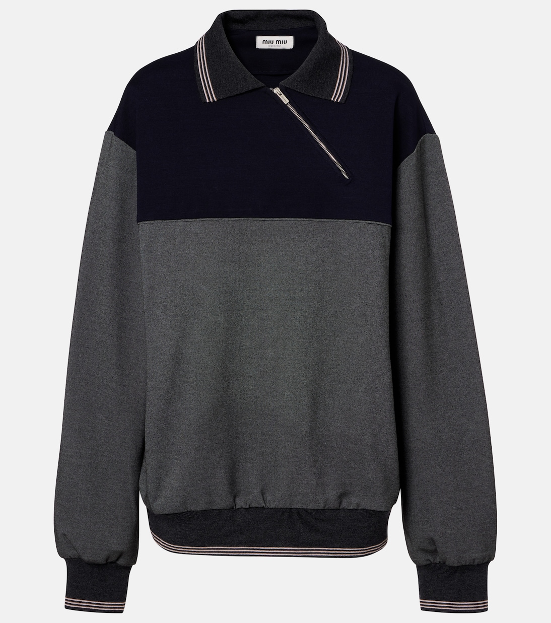 Polo sweatshirt | Miu Miu