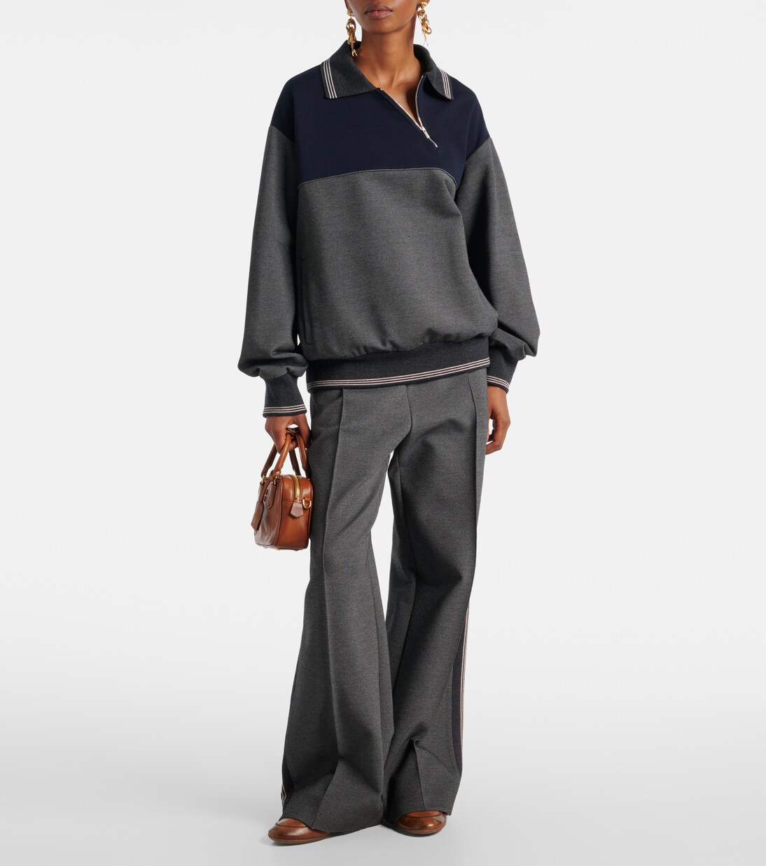 Polo sweatshirt | Miu Miu