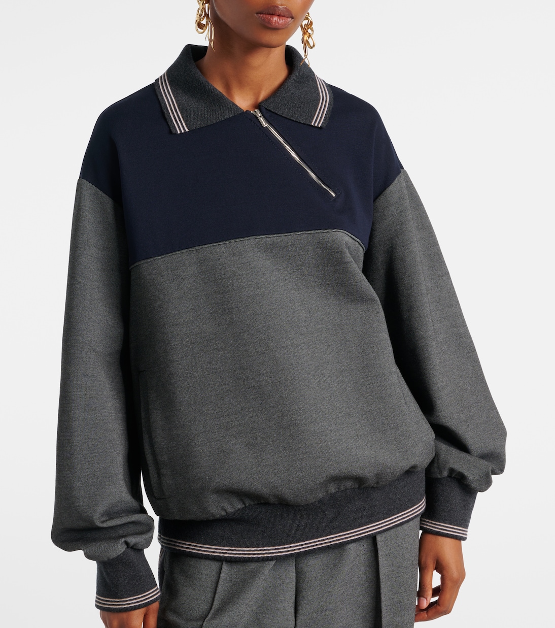 Polo sweatshirt | Miu Miu