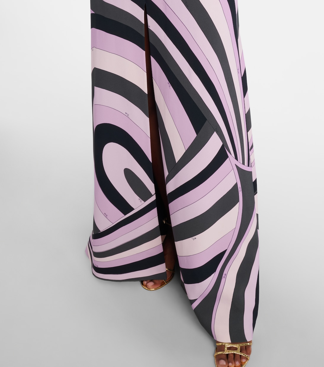 Iride halterneck satin gown | Pucci