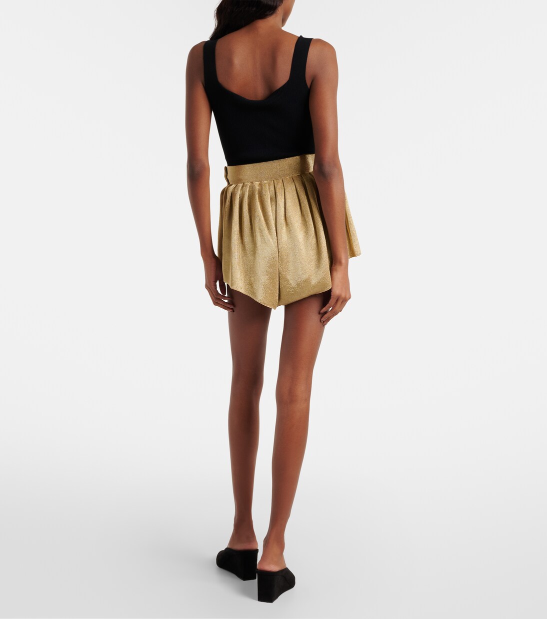 High-rise mesh shorts | Alaïa