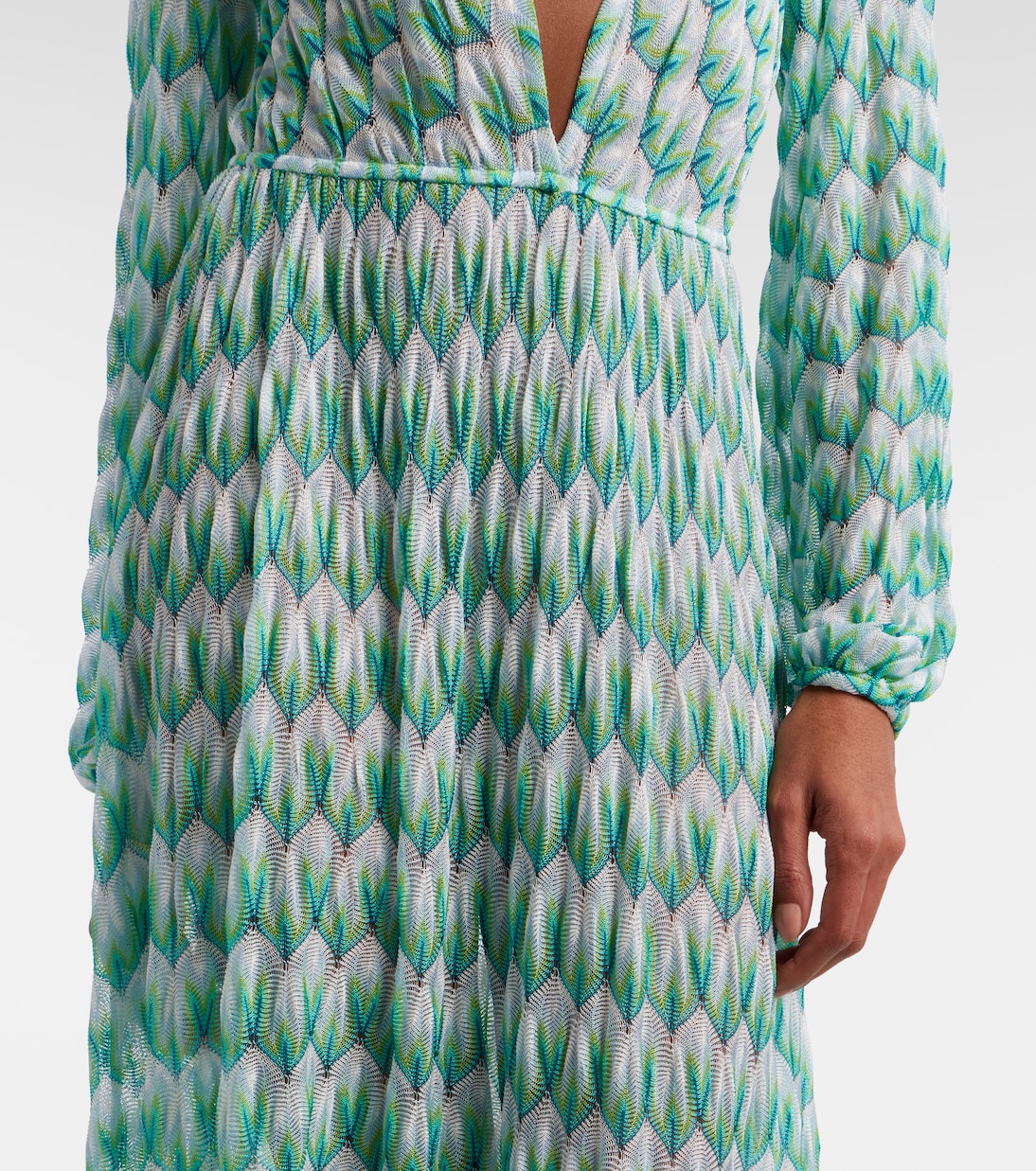 Open-knit cutout maxi dress | Missoni