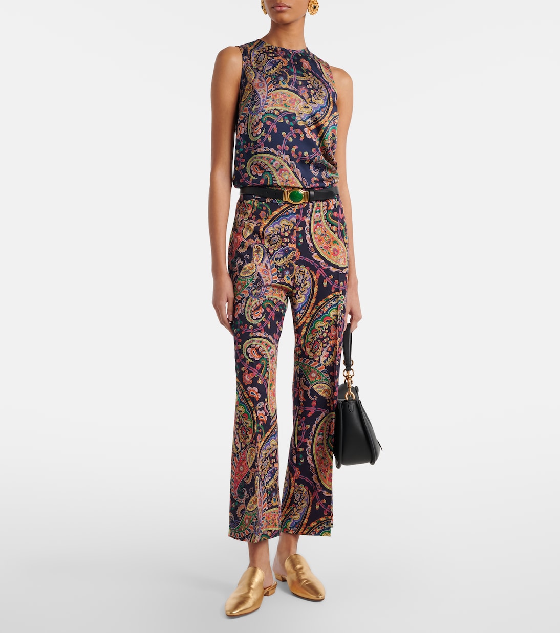Paisley straight pants | Etro