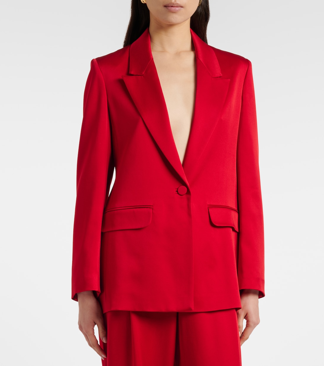 Satin crêpe blazer | Max Mara