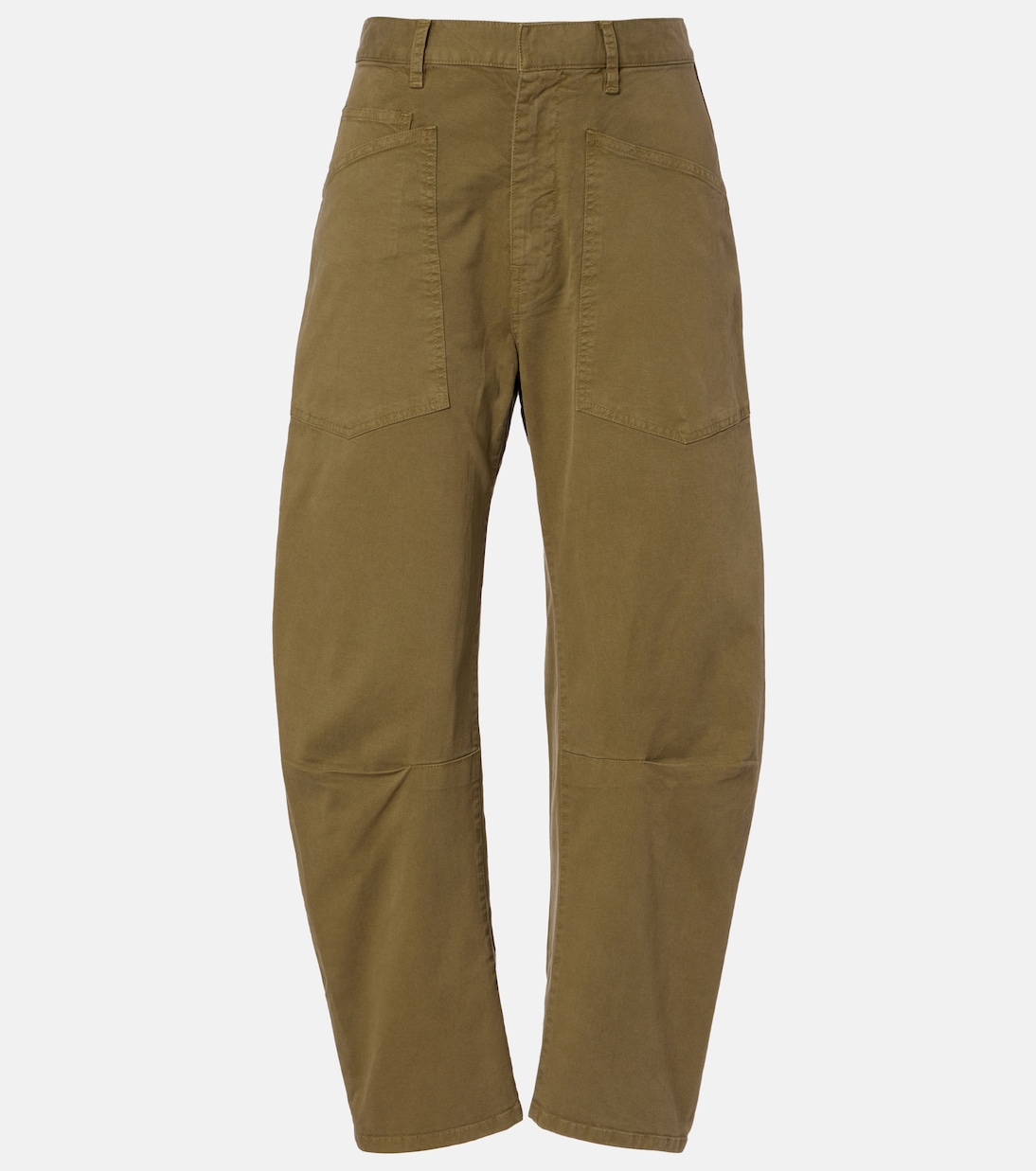 Shon cotton twill barrel-leg pants | Nili Lotan