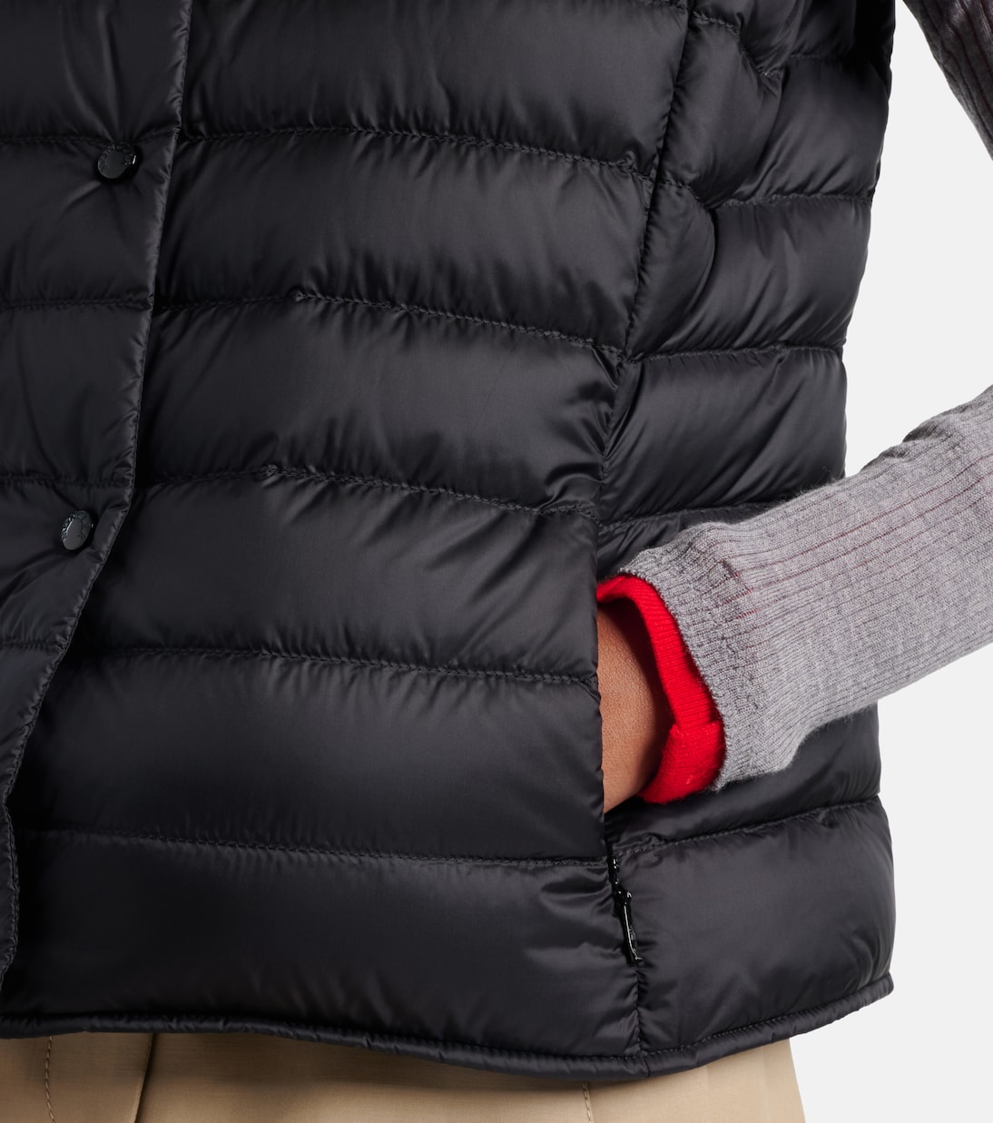 Permanents cropped down vest | Moncler