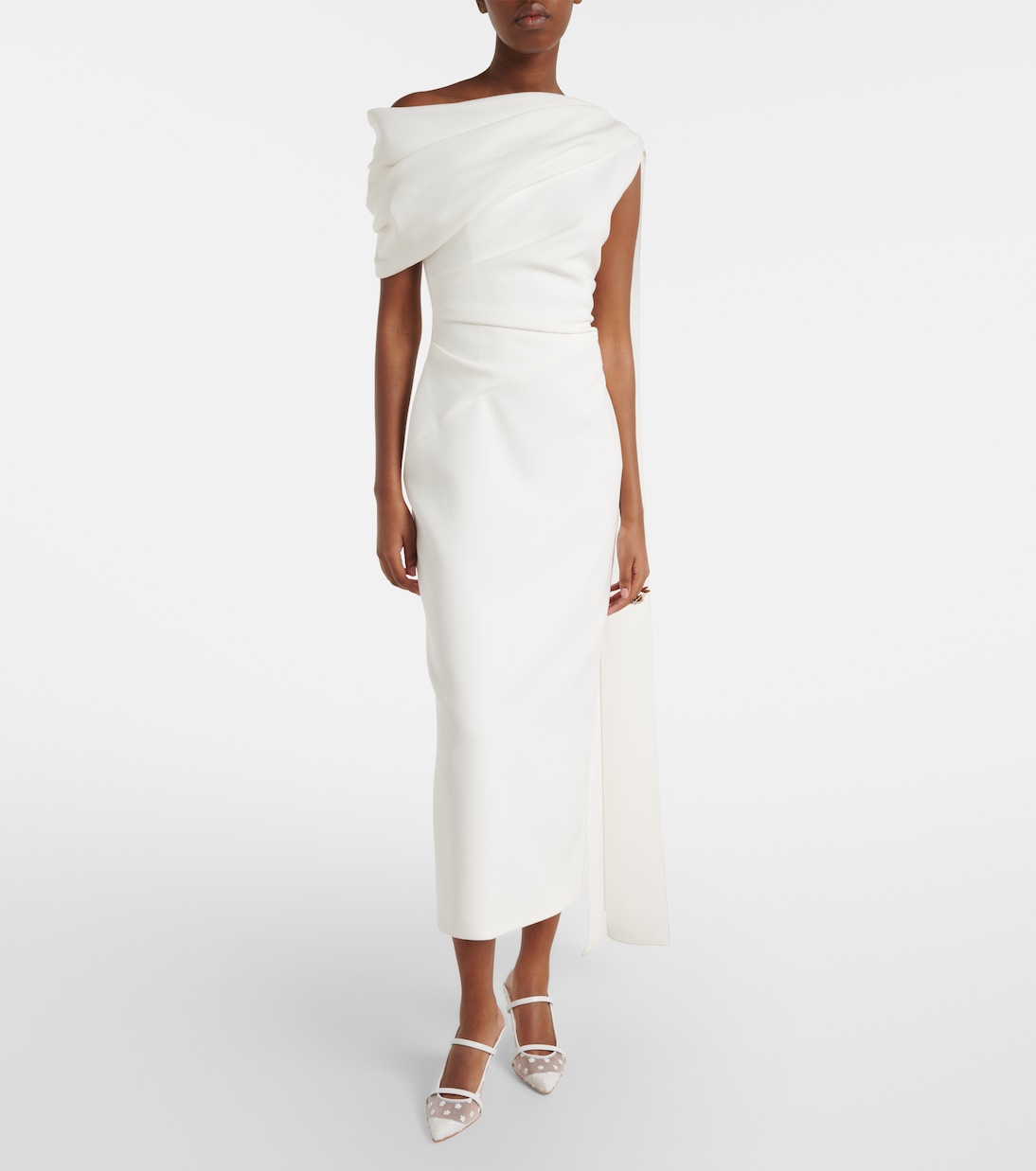 Maureen 70 leather and mesh mules | Malone Souliers