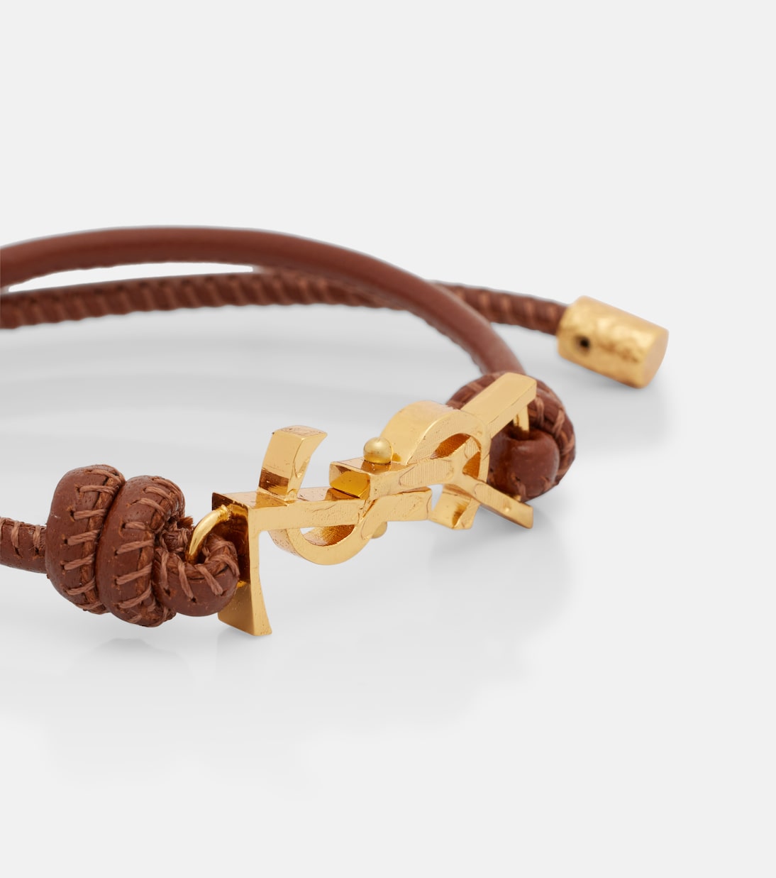 Cassandre leather bracelet | Saint Laurent