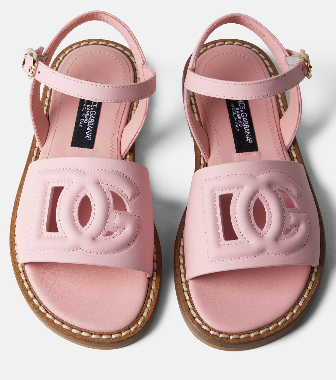 DG leather sandals | Dolce&Gabbana Kids