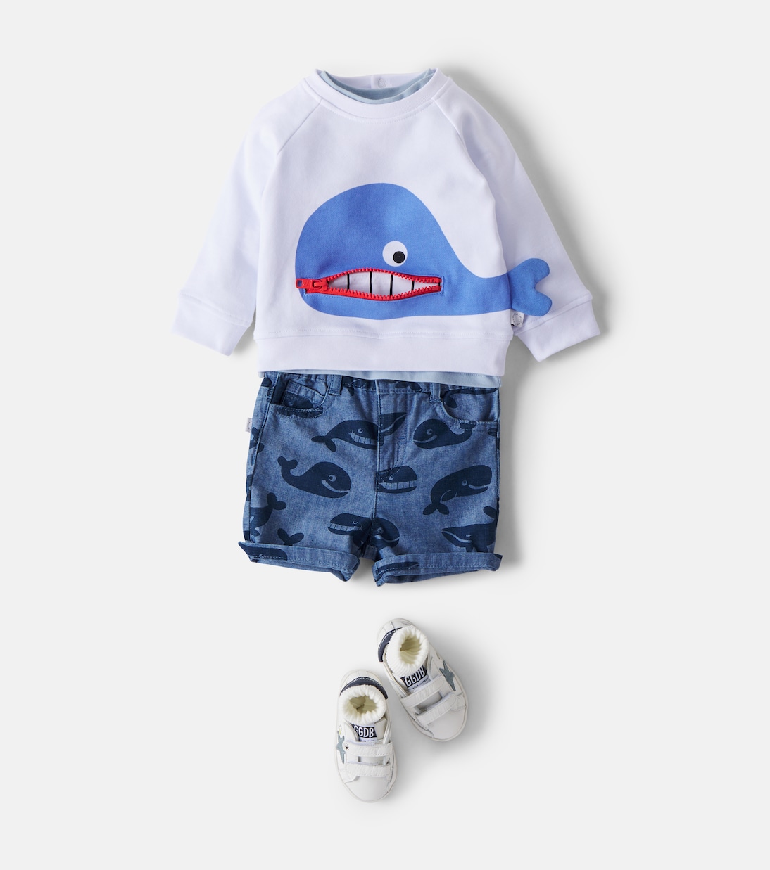 Baby printed cotton jersey sweatshirt | Stella McCartney Kids