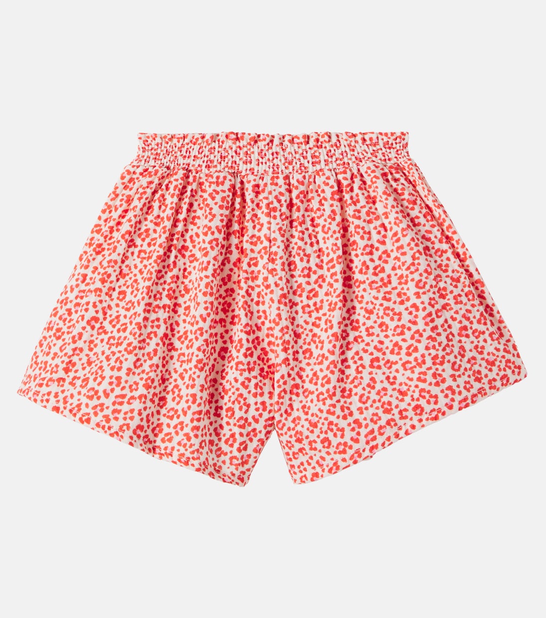 Flor leopard-print cotton shorts | Cozmo