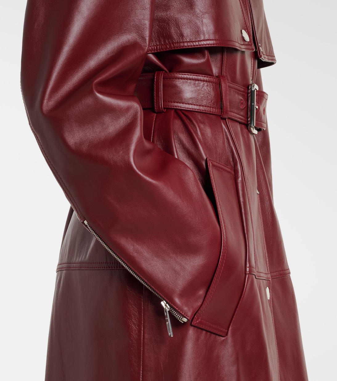 Trenchcoat Paste aus Leder | Sportmax