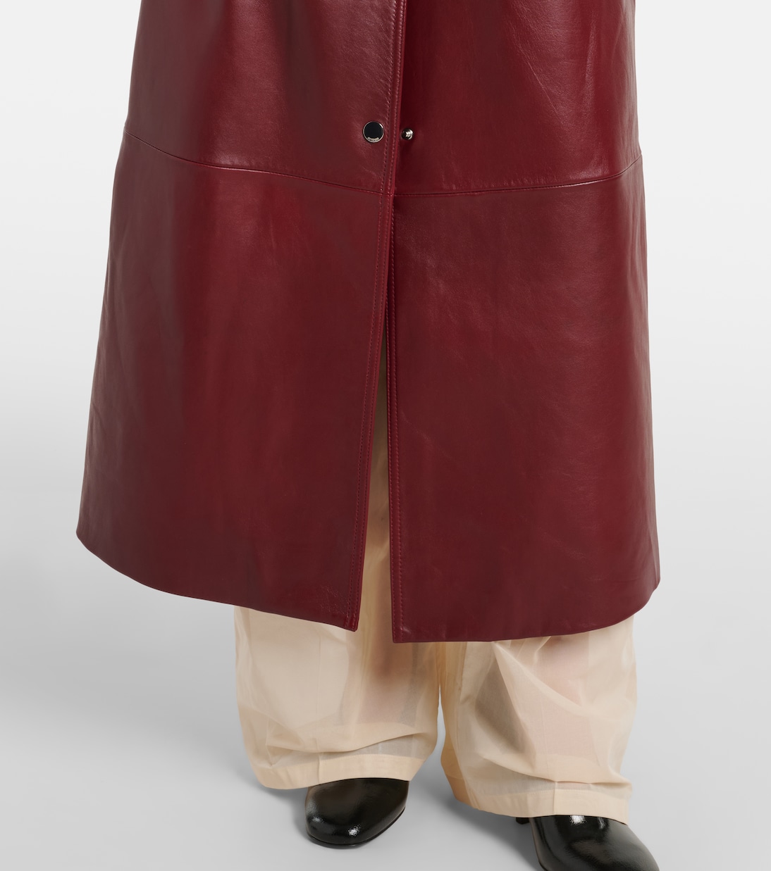 Trenchcoat Paste aus Leder | Sportmax