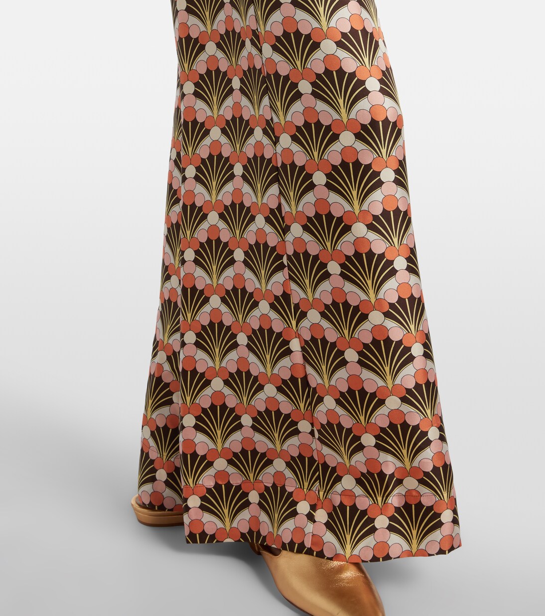 Printed silk palazzo pants | La DoubleJ