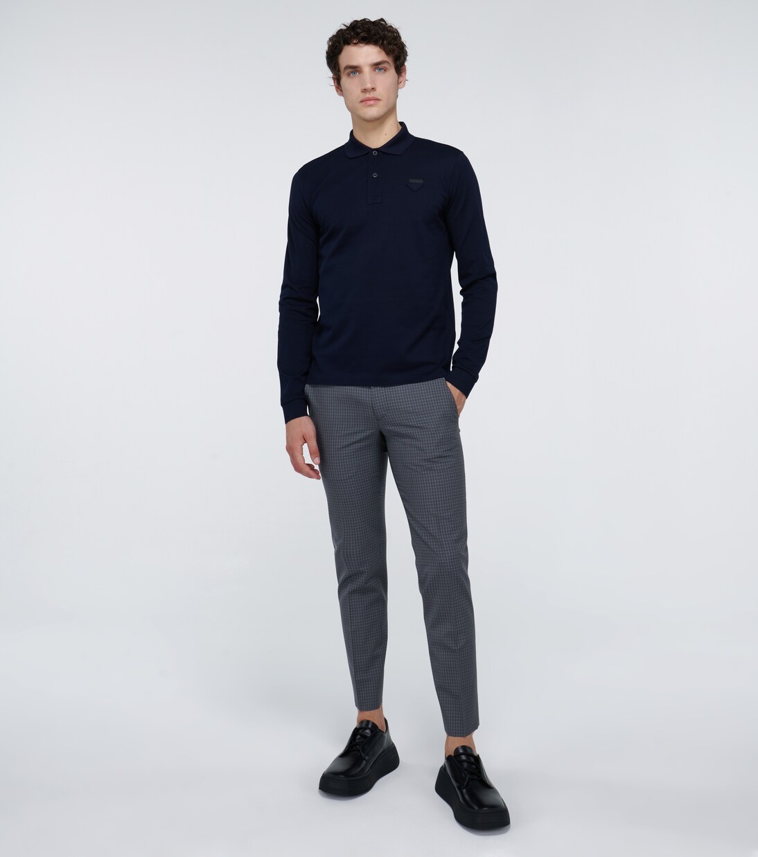 Checked tailored pants | Prada