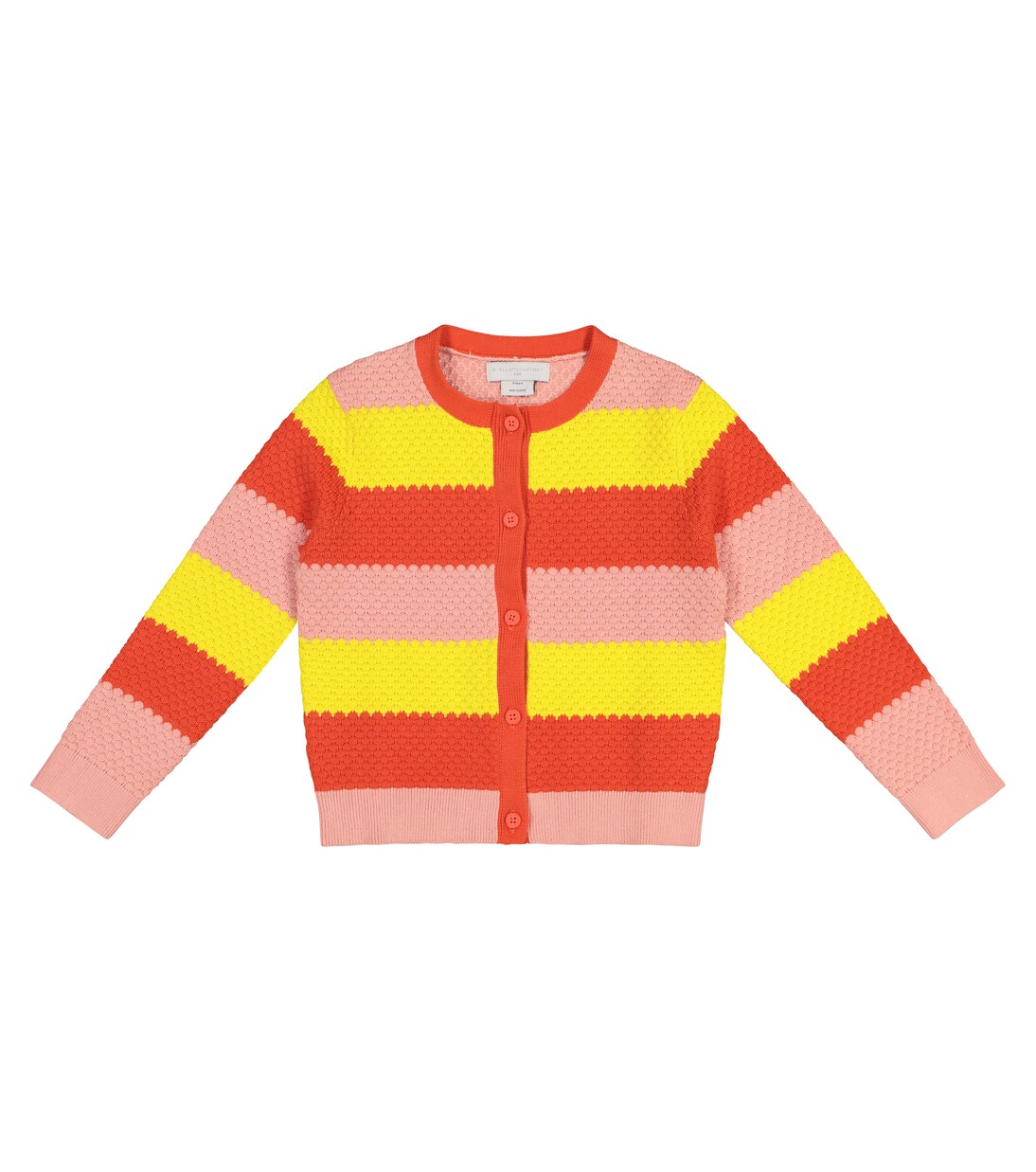 Cárdigan de algodón a rayas | Stella McCartney Kids