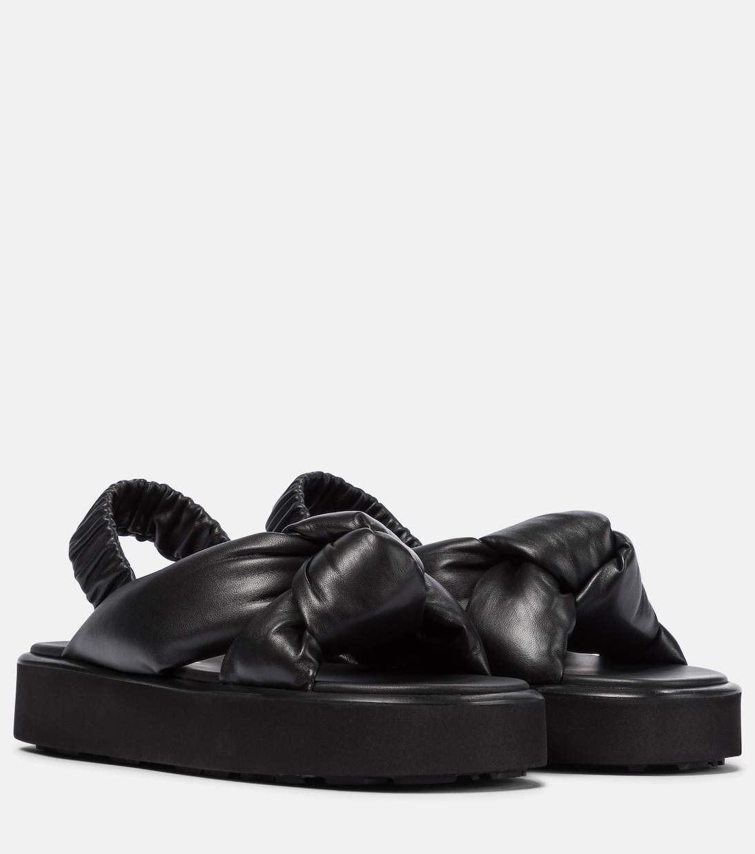 Sandali in pelle con platform | Miu Miu