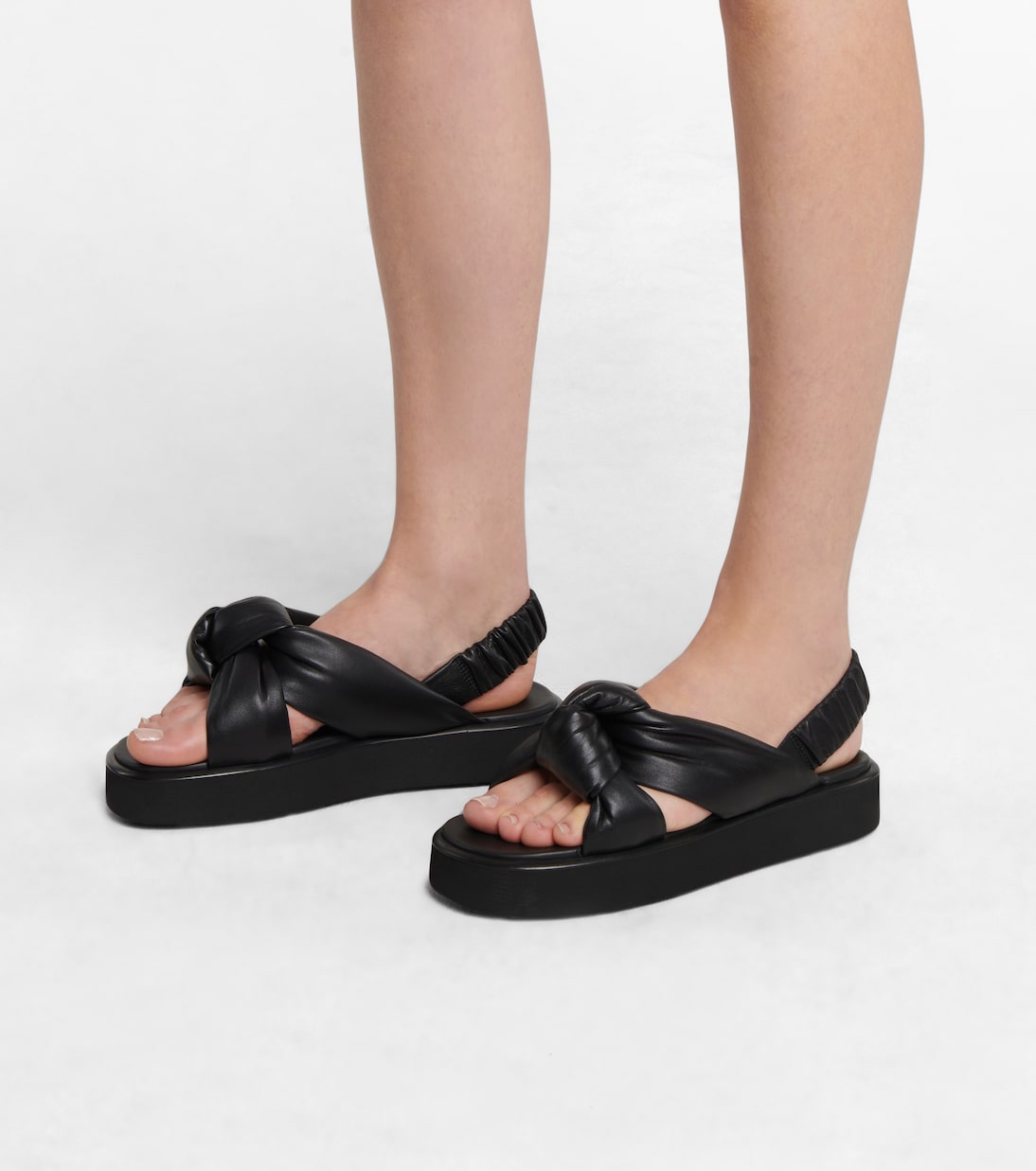 Sandali in pelle con platform | Miu Miu