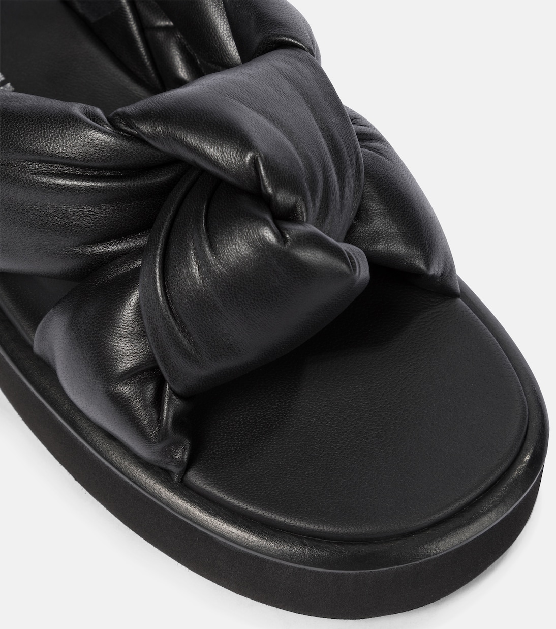 Sandali in pelle con platform | Miu Miu