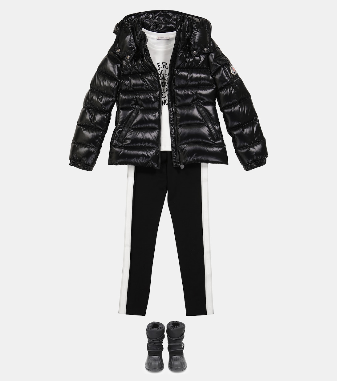 T-shirt in jersey di cotone con stampa | Moncler Enfant