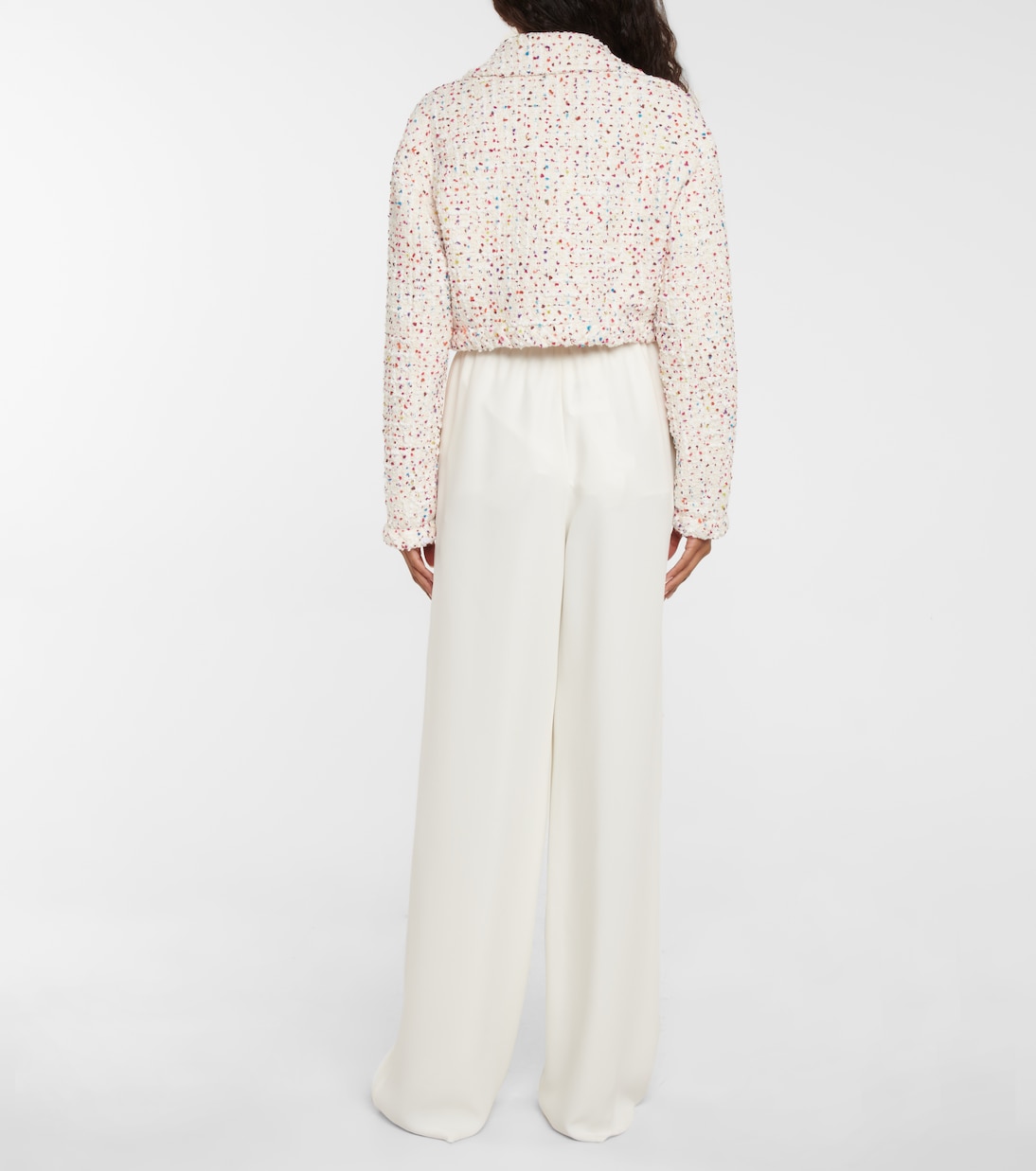 Giacca cropped in tweed | Valentino