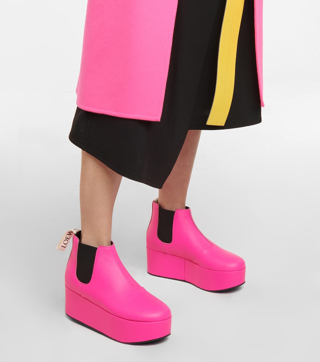 Botas Chelsea de piel con cuña | Loewe