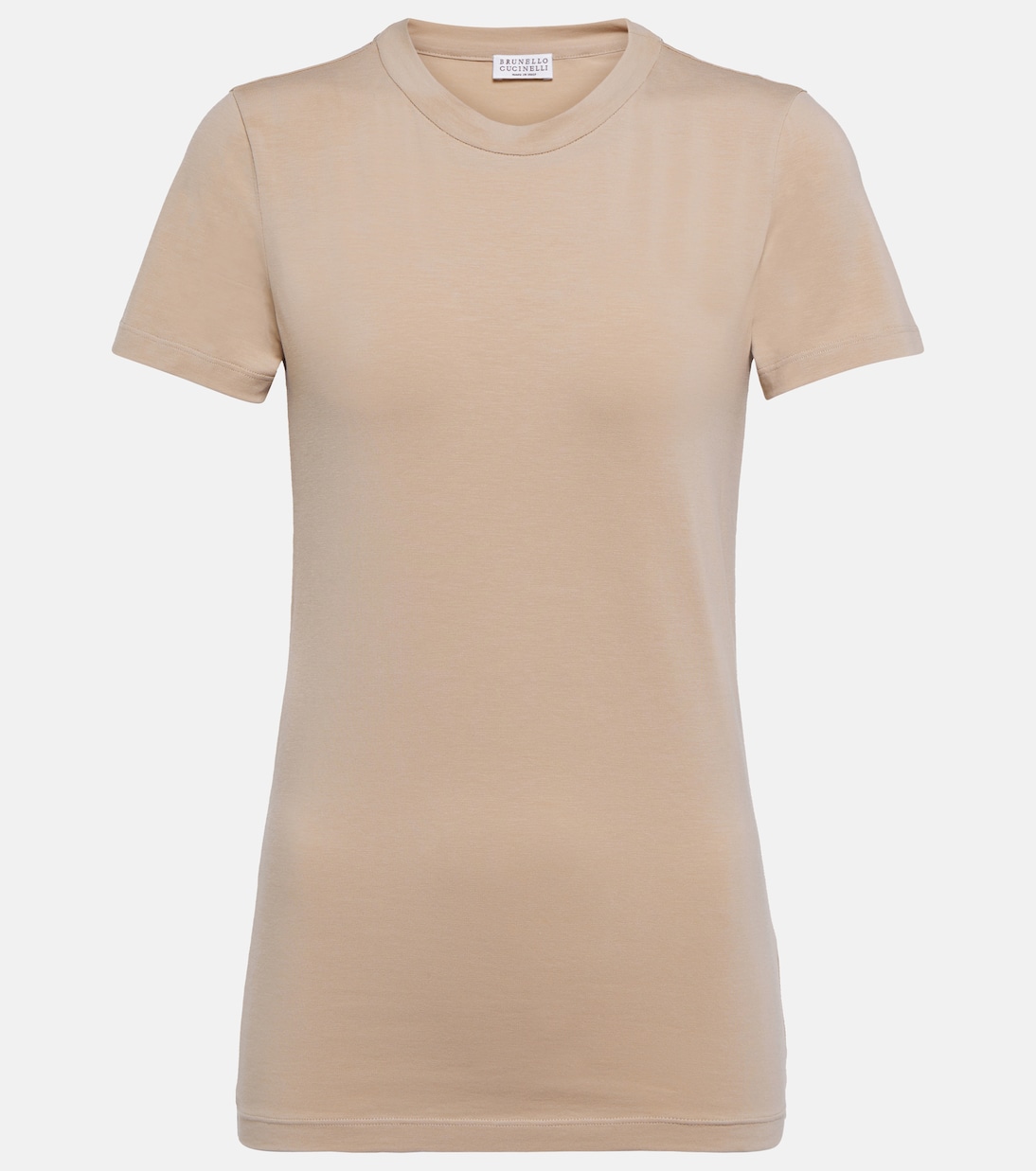 Camiseta en mezcla de algodón | Brunello Cucinelli