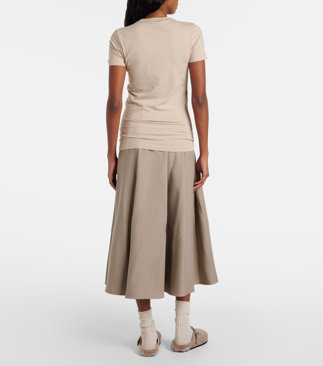 Camiseta en mezcla de algodón | Brunello Cucinelli
