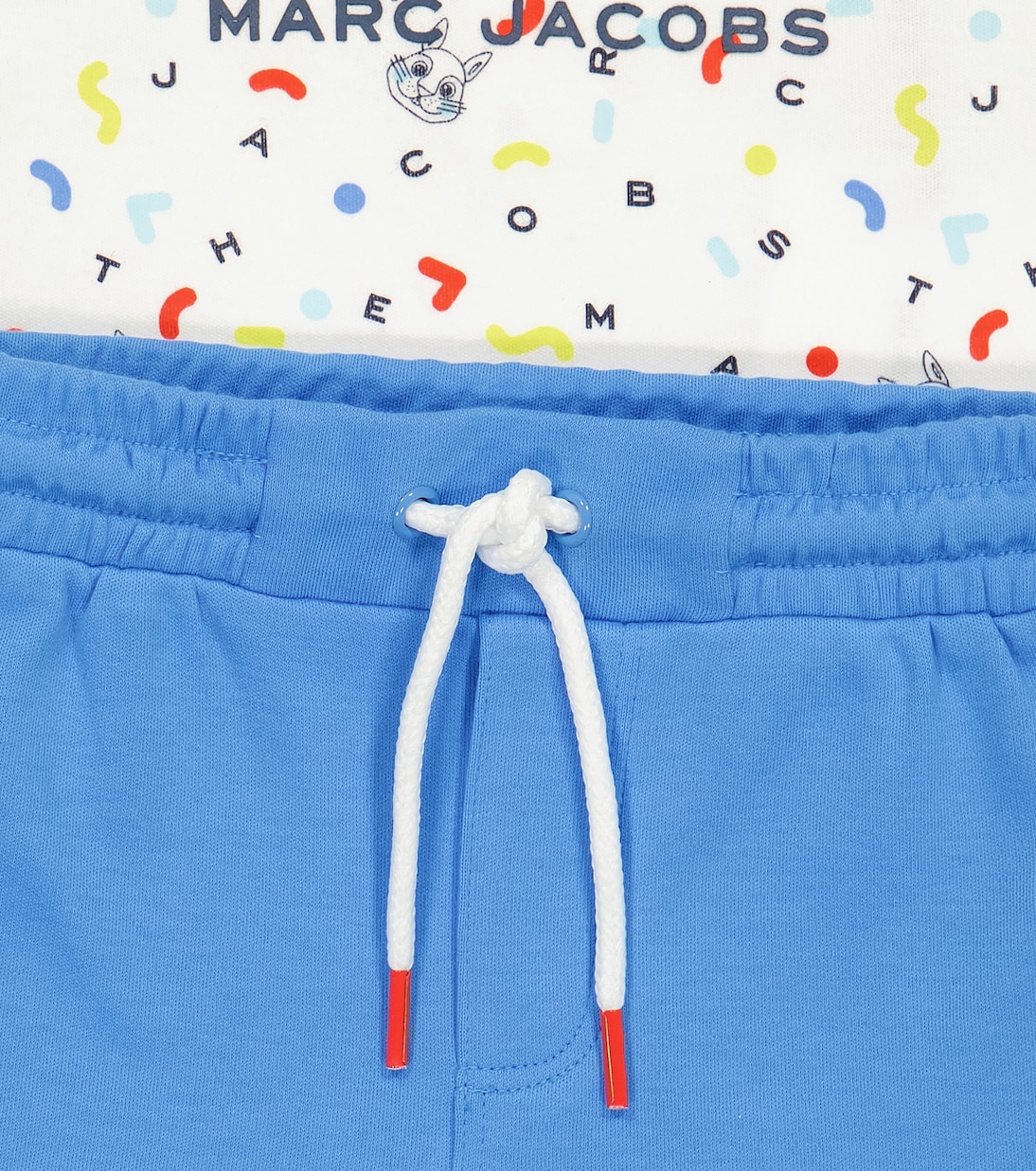 Baby - T-shirt e shorts in cotone con stampa | Marc Jacobs Kids
