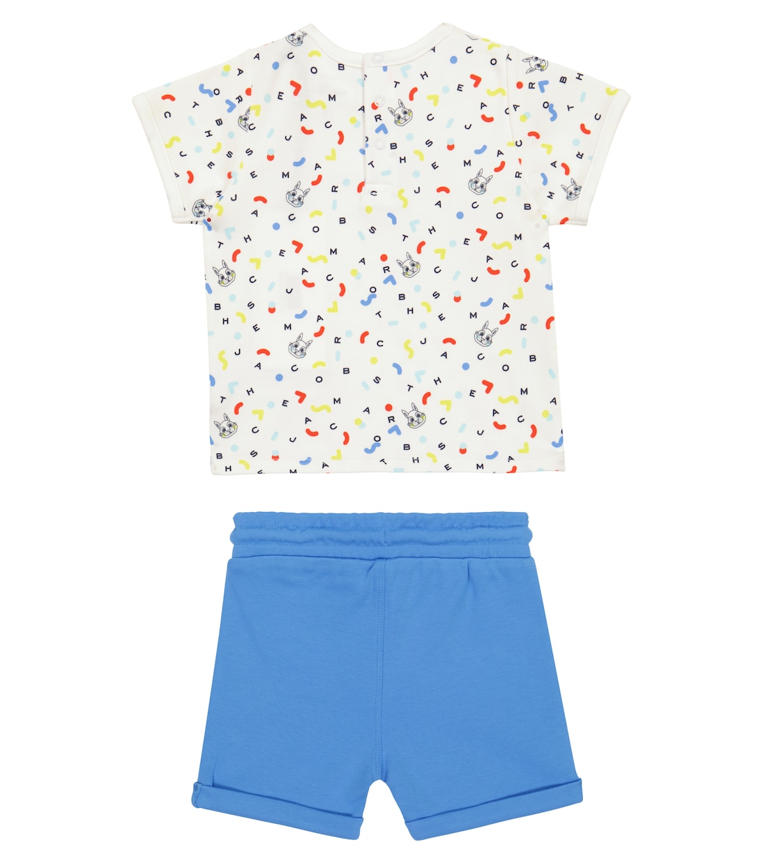 Baby - T-shirt e shorts in cotone con stampa | Marc Jacobs Kids